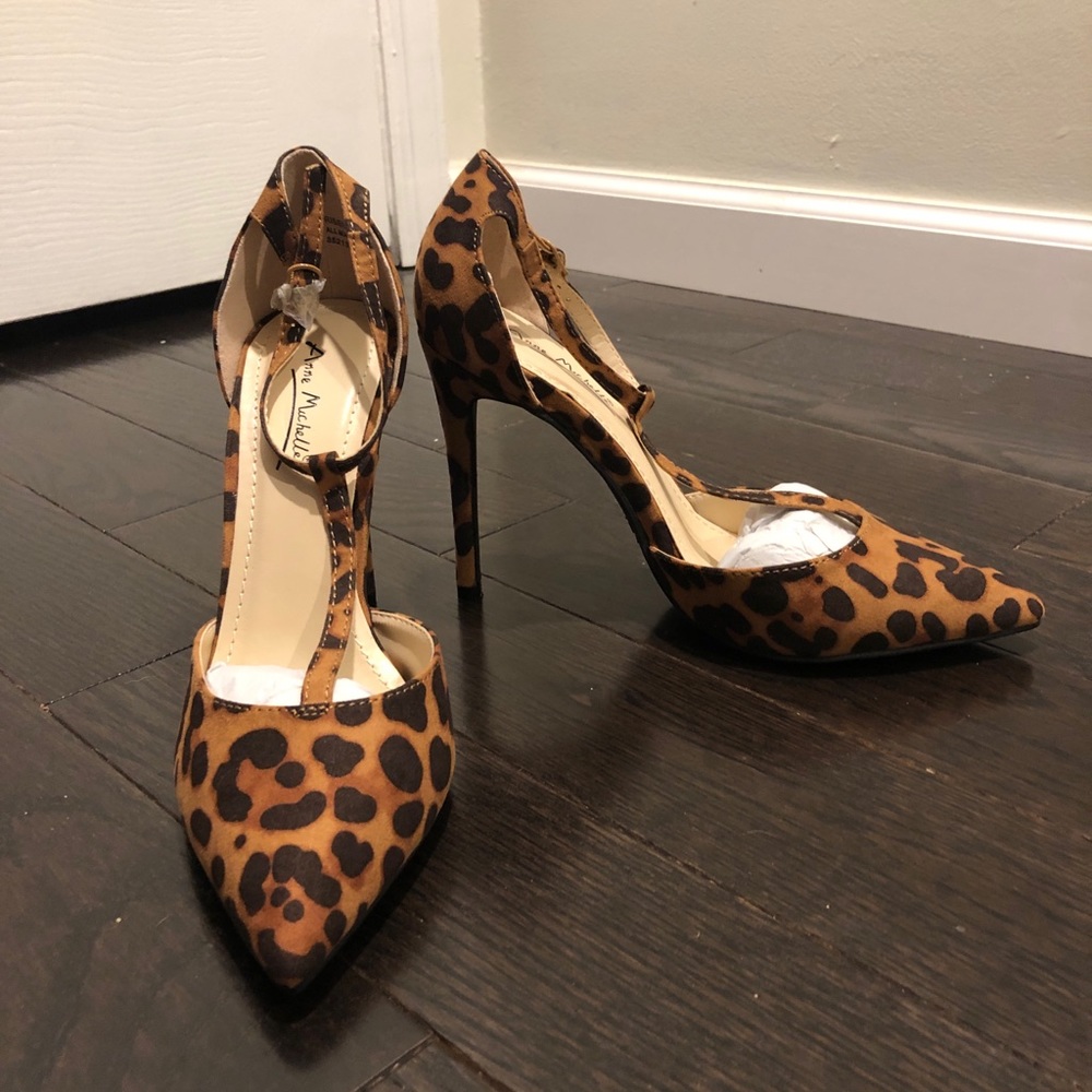 Miss Lola Shoes - Animal Print/ New, never worn